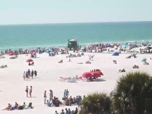 Webcam Siesta Key Beach, Florida live  ExploreWebcams.com