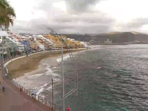 Las Canteras Beach, Gran Canaria live cam